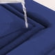 thumbnail image 5 of Alfombra de baño de espuma a rayas gruesas - Esterilla de terciopelo absorbente y suave con fondo antideslizante, lavable a máquina, 40x60cm, azul/gris/blanco, 5 of 8