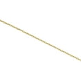 thumbnail image 4 of 10K Yellow Gold 1.40mm Oval Link Cable Chain Fancy Italian Necklace 20 Inch, 4 of 7