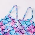 thumbnail image 3 of Kids Tankini Girls Swimsuit Bathing Suit Children‘s Fish Scale Swimwear, 3 of 8