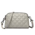 thumbnail image 1 of Bolso bandolera GEEK de piel auténtica para mujer, bolso de mano sencillo y monedero, bolso de viaje femenino de moda, bolso de piel de vaca de color liso., 1 of 5