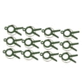 thumbnail image 2 of Clips de soporte para plantas, clips para enredaderas de flores, clips reutilizables para enredaderas, clips para enrejados verde 12 piezas, 2 of 9