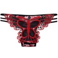 thumbnail image 1 of Gibobby Calzoncillos sexy Calzoncillos de encaje sexy para mujer Calzoncillos de gancho de malla transparente para mujer Calzoncillos transpirables de cintura(Rojo,XL), 1 of 4