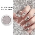 thumbnail image 4 of Metallic Chrome Nail Glitter,Chrome Nail Powder Kit, Silver Gold Metallic Effect Mirror Powder,Nail Chrome Powder Set, 4 of 6