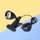 thumbnail image 5 of Lámpara de lectura LED con clip, luz USB para libros, portátil, PC, notebook, escritorio (negro, luz blanca), 5 of 7