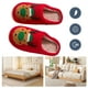 thumbnail image 1 of Suaves para Parejas Pantuflas Felpa Alce Navideño Antideslizantes Interior, 1 of 9