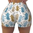 thumbnail image 2 of Lsque Cartoon Poodle Dog Pattern High Waisted Biker Shorts for Women-Tummy Control Fitness Athletic Workout Running Yoga Gym Shorts,Moisture-Wicking-, 2 of 9