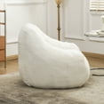 thumbnail image 3 of Newest Bean Bag Chairs with Memory Foam , Bean Bag Sofa with Tufted Soft Stuffed Filling, Fluffy and Lazy Sofa, Comfy Cozy BeanBag Chairs with Memory Foam for Dorm, Apartment, Living Room, 3 of 10