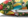thumbnail image 4 of Tropical Pet Bed, Watercolor Exotic Parrots Juicy Pomegranate Lemons Orange Flowers and Palm Leaves, Resistant Pad for Dogs and Cats Cushion with Removable Cover, 24" x 39", Multicolor, by Ambesonne, 4 of 4