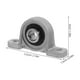thumbnail image 2 of CIMAXIC 4Ud Rodamiento Flangeado De Almohada Montado Para Soporte Industrial Plata, 2 of 7