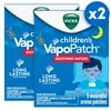 Vicks VapoPatch with Long Lasting Soothing Vicks Vapors for Children Ages 6+, Two 5ct Cartons