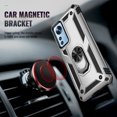 thumbnail image 4 of For Xiaomi 12 Pro Shockproof TPU + PC Phone Case with Holder(Silver),iPhone 16, 4 of 7