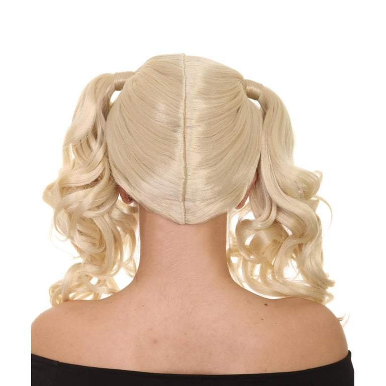 HPO Adult Womens Dolly Pigtail Wigs Collection Party Event Ready Cosplay Halloween Wigs Premium Breathable Capless Cap Walmart