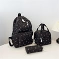 thumbnail image 4 of LWNYDPLSD Large Backpack for Teens Men Women Bow Backpack 3Pcs Set Youth Aesthetic Cute Backpack Set with Lunch Bag Pencil Case Fashion Preppy Backpack, 4 of 8