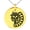 Gold, variant on Tioneer Stainless Steel Aztec Chief Tribe Rune Engraved Small Medallion Circle Charm Pendant Necklace
