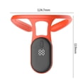 thumbnail image 2 of Corrector de postura USB Recordatorio de vibración LCD Instrumento sentado Naranja, 2 of 4