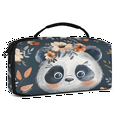 thumbnail image 2 of Herdesigns Panda Flower Carrying Case for Nintendo Switch 2 with 20 Game Card Slots, Portable Travel Carry Case for Accessories and Console, 2 of 8