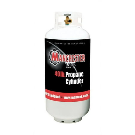 Manchester Tank & Equip 1220.13 Vertical Cylinder Propane Tank, 40-Lb.