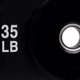 thumbnail image 2 of PRISP Olympic Bumper Weight Plate - Rubber Plate for 2 Inch Olympic Barbell with Steel Insert; Pairs, Sets and Single Plates Available, 2 of 9
