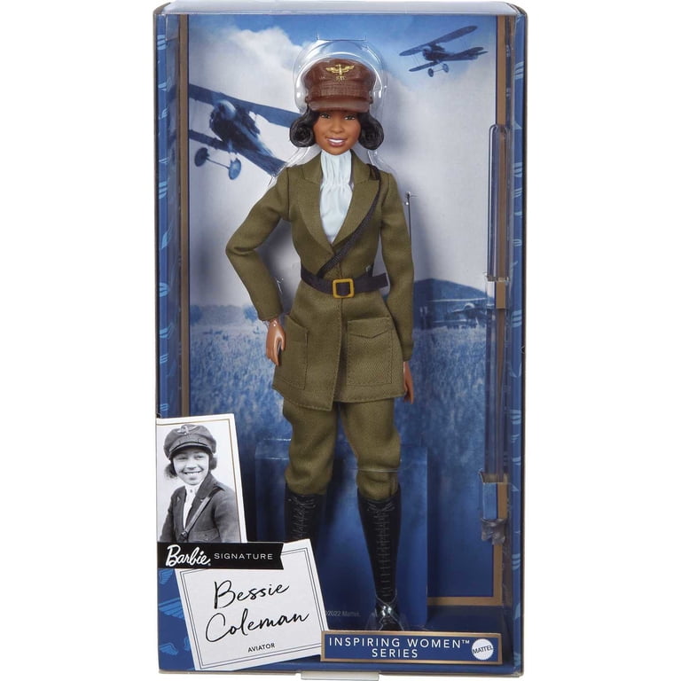 Free Shipping! Barbie Inspiring Women Bessie Coleman Collectible