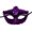 A004- Purple, variant on Masquerade Mask Black Venetian Eye Mask for Women Halloween Mardi Gras Prom Party Fancy Dress Accessory 1 Pack
