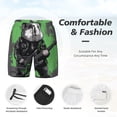 thumbnail image 3 of Daiia Rock Guitar Guinea Pig Mens Swim Trunks Swim Shorts Quick Dry Swim Shorts with Mesh Lining Pockets-Large, 3 of 9