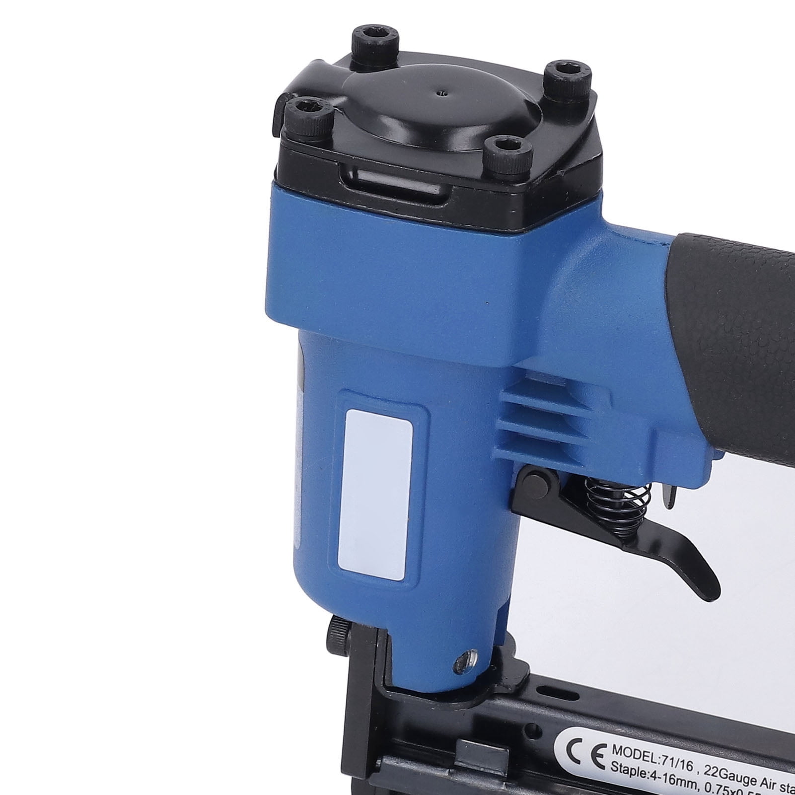 YAHHU Air Brad Nailer Pneumatic Staple Gun for 22 Gauge 4-16 mm (0.16-0.63 in) Nails Woodworking Crafts and Interior Decoration Multi Tool Heavy Duty Reliable Hardware for DIY Home Projects