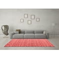 thumbnail image 3 of Ahgly Company Indoor Rectangle Abstract Red Modern Area Rugs, 8' x 10', 3 of 4