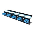 thumbnail image 2 of DOLITY Spray Bottle Rack Holder with 5 Square Hooks for Utility Room Workspace Home blue 5 holes, 2 of 9