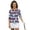Patriotic, variant on Binienty Patriotic Women Sport Cloth Golf Tennis Shirts 3/4 Sleeve Sport Shirts Soft and Comfortable Lightweight with Collar Shirt Fit Plain for Golf,Tennis,Running,Gym
