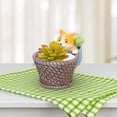thumbnail image 4 of Macetas creativas para jardín, soporte para bolígrafos con orificio de drenaje, florero de resina con forma de animal Perro, 4 of 8
