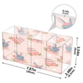 thumbnail image 3 of BZSMCE Acrylic 4 Compartments Pencil Holder Organizer Makeup Brush Holder In Blue Bunny Easter Egg Pattern Pattern, 3 of 7