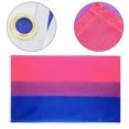thumbnail image 1 of Injueey 90x150cm bi orgullo bandera bisexual Banderas y pancartas para exteriores Injueey HA000576-00B, 1 of 6