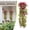 Watermelon Red, variant on Artificial Hanging Flowers,Fake Hanging Daisy Flowers Bouquet,Faux Silk Flower String Plants for Home Decoration Indoor Outdoor Patio Yard Room Wall Porch Garden Wedding(White)