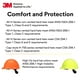 thumbnail image 5 of Casco de seguridad 3M SecureFit H-702SFV-UV Amarillo Ventilado, 5 of 7