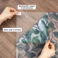 thumbnail image 3 of DKTIE 17.7"x78.7" Colorful Green Leaf Decorative Sunshade Film - UV Protection, Heat, Electrostatic Adsorption Installation Detachable Design for Bathrooms, Bedrooms & Balconies, 3 of 9