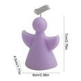 thumbnail image 3 of dajkiuy Angels Shape Candle, Angels Scented Candles Tea Lights Candles Gifts for Christmas Party Decor Home Table Holiday New Year Decorations, 3 of 6