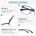 thumbnail image 4 of Cyxus Filtro de Luz Azul Gafas Lentes de Computadora para Hombres y Mujeres Anti Tensión de Ojos Bloquear Ultravioletas Lentes Claros Cyxus Style, 4 of 8