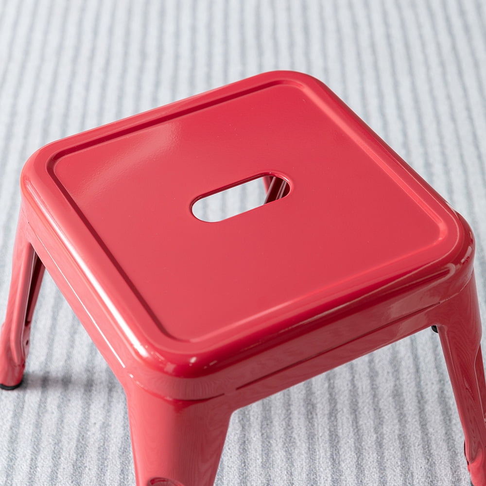 Harper & Hudson Kids Metal Stool - 2 pack Red