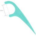 thumbnail image 3 of 60 uds palitos de hilo dental palillos de dientes de plástico cuidado Dental hilo Dental limpiador de dientes palos de hilo dental. Kuyhfg Sin marca, 3 of 4