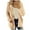 Beige, variant on Elainilye Fashion Womens Winter Coats Hooded Sweater Coat Winter Warm Wool Zipper Coat Long Sleeve Outerwear,Beige