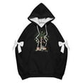 thumbnail image 3 of Makaor Womens Graphic Hoodies Pullover Christmas Plus Size Tunic Sweatshirt Long Sleeve Tops with Bow Oversized Clothes, 3 of 4