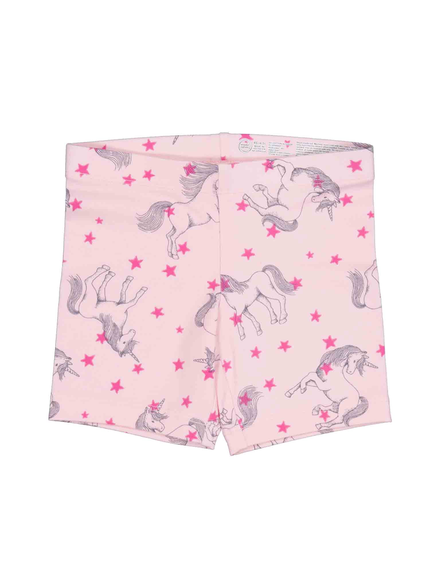 Wonder Nation Girls Bike Short, 4-Pack, Sizes 4-18 & Plus