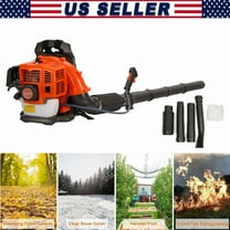 Seipouy Professional Gas Powered Backpack Leaf Blower – 2-Stroke High-Performance 52CC / 550 CFM Blower System with Comfort Design for Complete Property Maintenance