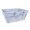 Blue, variant on 16" Washed Denim Blue and Antique White Home Essentials and Collectibles Chicken Wire Egg Basket