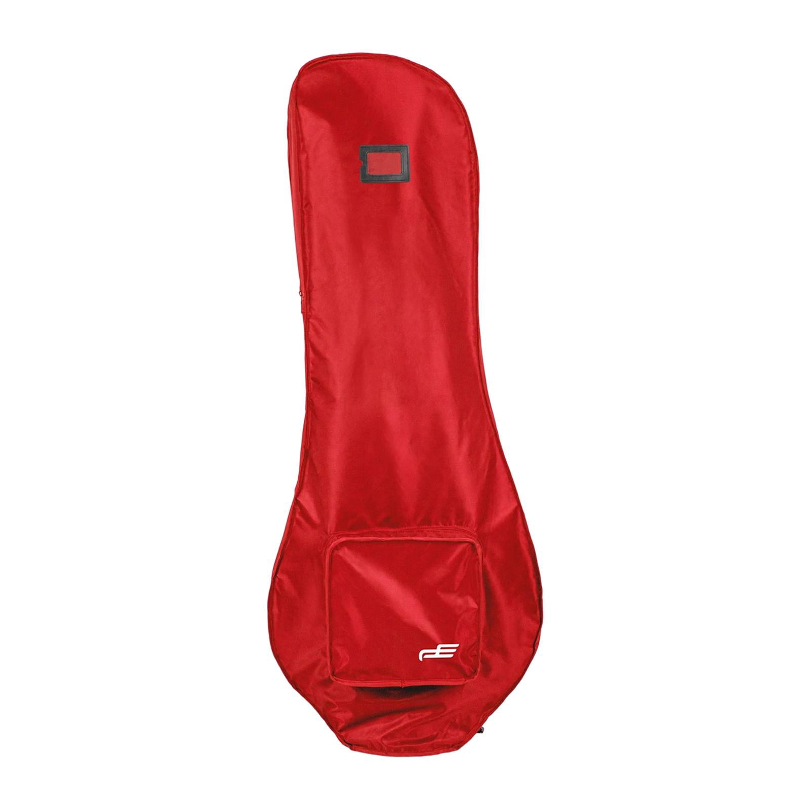Rain Protection Cover Pouch Women Men Golfer with Handle Golf Bag Rain Cover Red