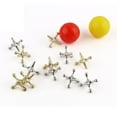 ATOSHP Pick Up Sticks and Jacks Game with Ball, 12 Metal Jax and 60Pcs