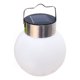 thumbnail image 1 of Luces solares para exteriores, luces de jardín, lámpara colgante esférica LED impermeable, luz nocturna, lámpara de araña de acero inoxidable para jardín (luz blanca), 1 of 6