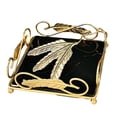 thumbnail image 2 of Bandeja de Metal para frutas, platos rectangulares para aperitivos y frutas, platos de almacenamiento para aperitivos y postres, decorativos para el, 2 of 8