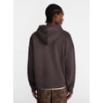 thumbnail image 3 of No Boundaries Boxy Fit Oversized Fleece Hoodie with Long Sleeves, Men's XS-4XLT, 3 of 5