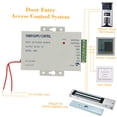 thumbnail image 3 of Access Control Kit with 280KG Magnetic Lock, Power Supply, Exit Button, and 10 RFID Key Fobs for Enhanced Security Solutions in Various Environments, 3 of 6